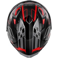Givi Gıvı 50.9 Assault Siyah-Tıtanıum-Kırmızı Kask