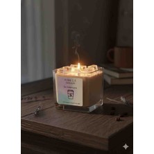 Coffe Latte Doğal Kokulu Cam Kavanoz 200CL Mum Candle