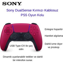 Sony Playstation Dualsence Oyun Kolu Cosmic Kırmızı