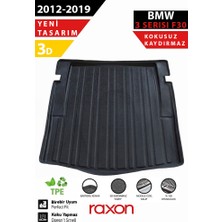 Raxon Bmw 3 Seri F30 2012-2019 Bagaj Havuzu – 3D Özel Kalıp | Su Geçirmez, Kaymaz, Tam Uyum