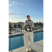 BSBSPOR Ayalanabilir Paçalı Ister Bol Ister Dar Eşofman Altı Gri / Siyah / Antrasit Erkek&kadın Ultra Bol