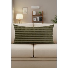 Sezyon Elya Desenli 35X70 Yeşil Kırlent Kılıfı