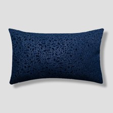 Sezyon Yuna Desenli 30X50 Lacivert Kırlent Kılıfı