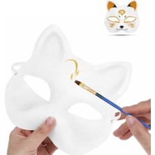 SHC4200 Boyanabilir Kedi Model Maske – Kendi Tasarımını Oluştur