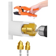 Depolife Su Borusu Tamir Paftası Plastik Boru Kesici Makas Kaynak Birleştirme Genişletme Tesisatcı Alet Seti