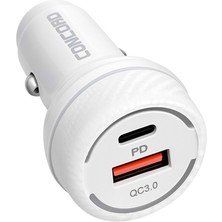 Concord C-777 55W Usb-C & USB A Araç Çakmaklık Şarj Aleti USB Type-C Girişli Araç Çakmaklık Şarj Cihazı