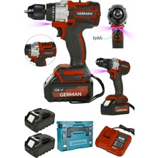 Pro Dynamic 128VF Çift Akülü Vidalama Darbeli Çelik Mandren Matkap