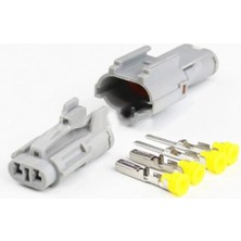 İTHAL Oto Elektrik Konnektör Takım - Erkek/dişi (2pin)