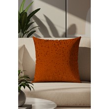 Sezyon Yuna Desenli 50X50 Kiremit Kırlent Kılıfı