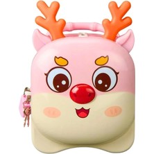 Belle Fusion Bfs   Kilitli Metal  geyik Kumbara