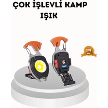 Khi-Zai Şarj Edilebilir Çok Amaçlı Mini Fener – Güvenlik Düdüklü, Kompakt ve Hafif Tasarım