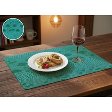 Pals Tekstil Deri Amerikan Servis / Supla / Placemats / 40X33 Dikdörtgen / 4'lü Set