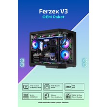 Ih Ferzex V3 Oem Paket R5-7500F 16 GB 1 Tb SSD 16 GB RX9060XT Freedos Masaüstü Oyuncu Bilgisayarı
