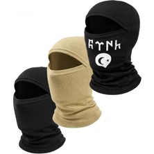 Single Sword Army Termal Kar Maskesi – Unisex Balaklava (3’lü Set) 0//SİYAH
