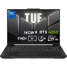 Asus Tuf Gaming FX607VU-RL146 FR15 Intel Core 5 210H 64 GB 1 Tb RTX4050 Yok (Free Dos) 16" Oyun Bilgisayarı