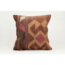 Kilim Wholesale El Yapımı Kilimden Yapılmış Vintage Kırlent Kılıfı, YÜN,50X50CM