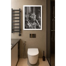 Koi Art Design Beyaz Çerçeveli Tek Parça Modern Temalı Yüksek Kalite Uv Basklı Tablo