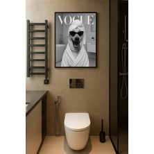 Koi Art Design Siyah Çerçeveli Tek Parça Modern Temalı Yüksek Kalite Uv Basklı Tablo