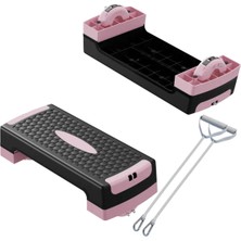 Feyza Design Çift Fonksiyonlu Fitness Step Tahtası, Denge ve Eğim Ayarlı, Çok Yönlü Egzersiz