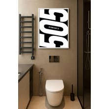 Koi Art Design Beyaz Çerçeveli Tek Parça Modern Temalı Yüksek Kalite Uv Basklı Tablo