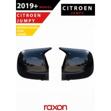 Raxon Citroën Jumpy 2019+ Batman & Yarasa Ayna Kapağı – Parlak Piano Black Sport