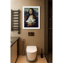 Koi Art Design Beyaz Çerçeveli Tek Parça Modern Temalı Yüksek Kalite Uv Basklı Tablo