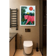 Koi Art Design Beyaz Çerçeveli Tek Parça Modern Temalı Yüksek Kalite Uv Basklı Tablo