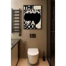 Koi Art Design Siyah Çerçeveli Tek Parça Modern Temalı Yüksek Kalite Uv Basklı Tablo