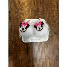 Gülümse Gel Kız Çocuk Minimaus Figürlü 2'li Peluş Pelüş Pens Toka Pensli Toka Seti