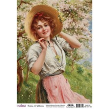 Cadence Tarihi Kadın Portreleri Pirinç Dekopaj Koleksiyonu Hw 17  30X42CM