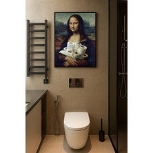 Koi Art Design Siyah Çerçeveli Tek Parça Modern Temalı Yüksek Kalite Uv Basklı Tablo