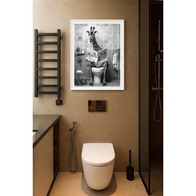 Koi Art Design Beyaz Çerçeveli Tek Parça Modern Temalı Yüksek Kalite Uv Basklı Tablo