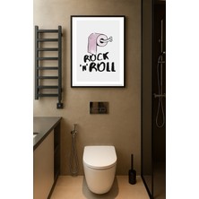 Koi Art Design Siyah Çerçeveli Tek Parça Modern Temalı Yüksek Kalite Uv Basklı Tablo