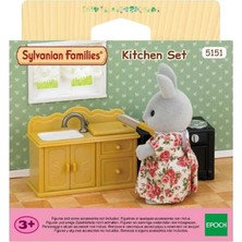 Brf Bfs   5151 Sylvanian Families Mutfak Lavabo Seti (Figürler Dahil Değildir) +3 Yaş