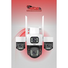 Urfakent -X113 3+3+3mp 3 Lensli Wifi Ptz Kamera