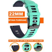  xiaomi mi watch s1-s2 yuvarlak kasa uyumlu 22mm premium silikon saat kordonu kayışı a56-t