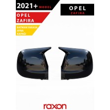 Raxon Opel Zafira 2021+ Batman & Yarasa Ayna Kapağı – Parlak Piano Black Sport