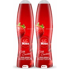 Silky Kiss - 2’li Çilek Kayganlaştıcı Jel Set