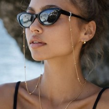 GEEN Gözlük Zinciri Gold ve Gümüş Renk Gözlük Askısı