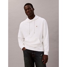 Calvin Klein Erkek Ls Terry Badge Hoodie