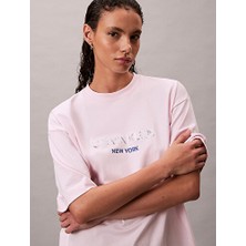 Calvin Klein Kadın Relaxed Sequin T-Shirt