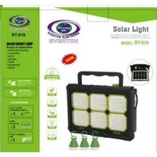 Everton RT-919 Solar Panelli 300W Çok Fonksiyonlu Kamp Işıldağı