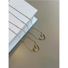 Ares 01 Store Çelik Kalp Kolye 2 Adet