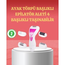 Hsc Bilişim 4 Başlıklı Kablosuz Şarjlı Epilasyon Cihazı