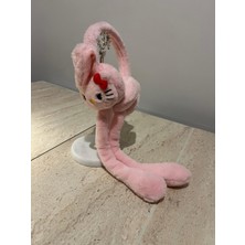 ZYC Kız Çocuk Hello Kitty Hareketli Vesesli Soft Peluş Kullaklık