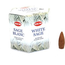 Hsc Bilişim White Sage Aromalı Geri Akış Tütsü