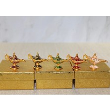 Hsc Bilişim Mineli Metal Alaaddin Lambası Model 8