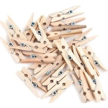 Hsc Bilişim Ahşap Mini Ham Mandal 100 Adet