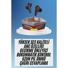 Hsc Bilişim Dokunmatik Kontrol Tws Işıklı Kulakiçi Bluetooth Kulaklık Kablosuz Oyuncu Kulaklığı