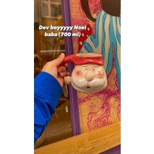 Okyanus Ceramic El Yapımı Seramik Büyük Boy Noel Baba Yılbaşı Kupası 700ML